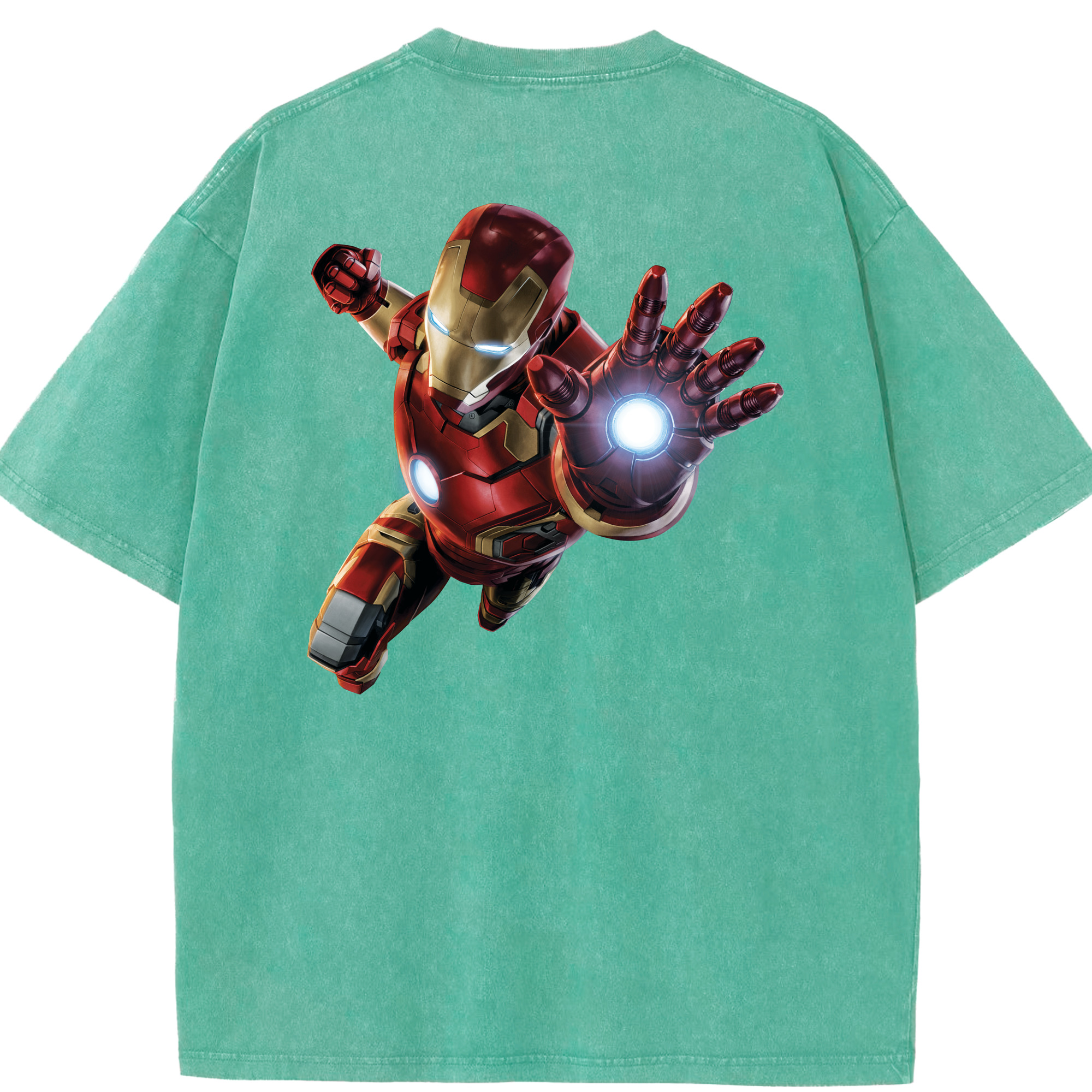 （画像用） アベンジャーズ The Avengers 綿100% ヴィンテージ風 半袖Tシャツ（背面プリント）
